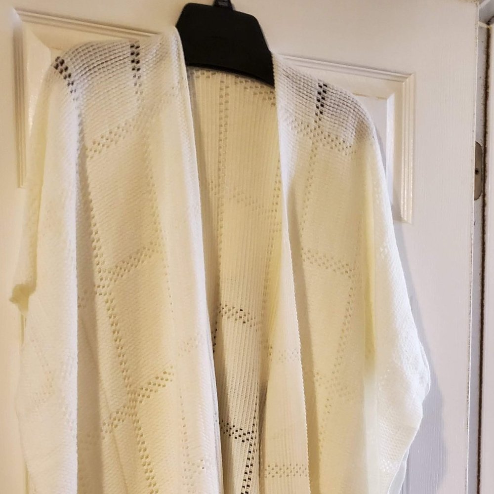 Ivory Wrap with Tassles